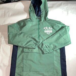 Kids Tommy Hilfiger Pullover Rain Jacket w Hood and kangaroo Pouch